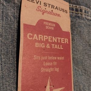Levi's Big and Tall carpenter jeans